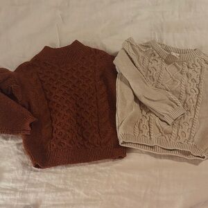 Toddler H&M and Old Navy Sweaters